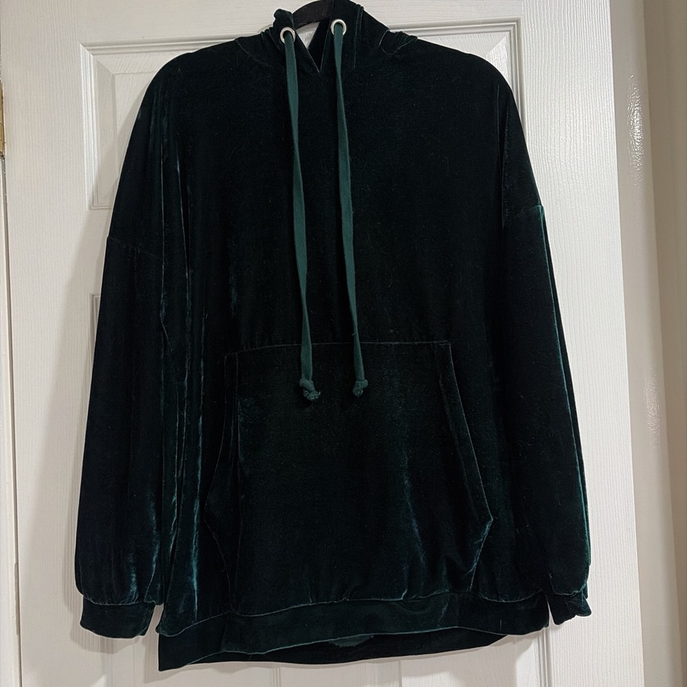 Zara velvet hoodie